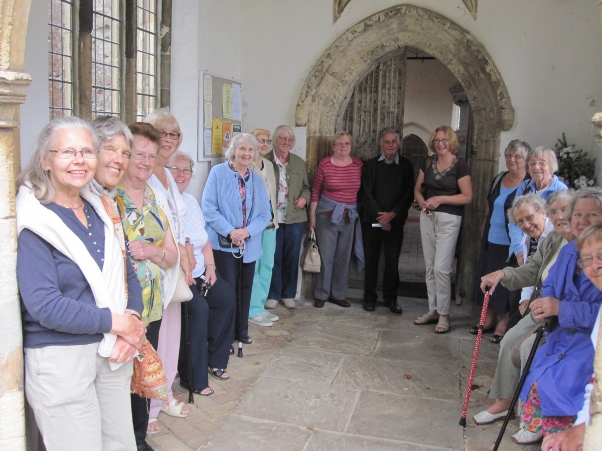 Harwich Monday Club after their guided tour 