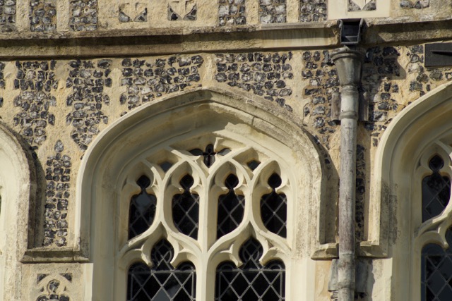 St George's Great Bromley 2013 Clerestorey_finished_stonework