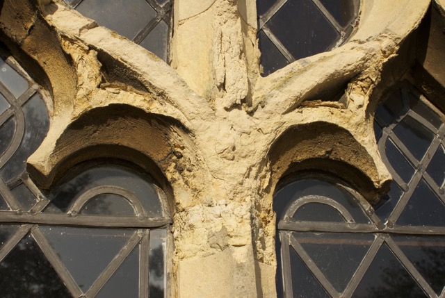 St George's Gt Bromley 2008 Clerestorey eroded stonework