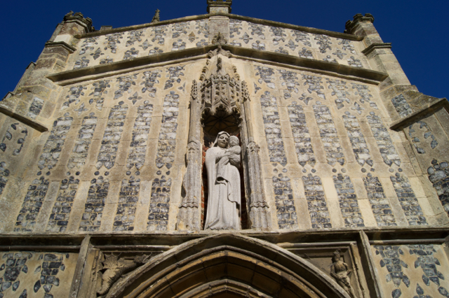 St George's Church Great Bromley Essex Porch after repair