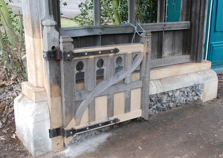 St George's Church Gt Bromley lychgate new gate