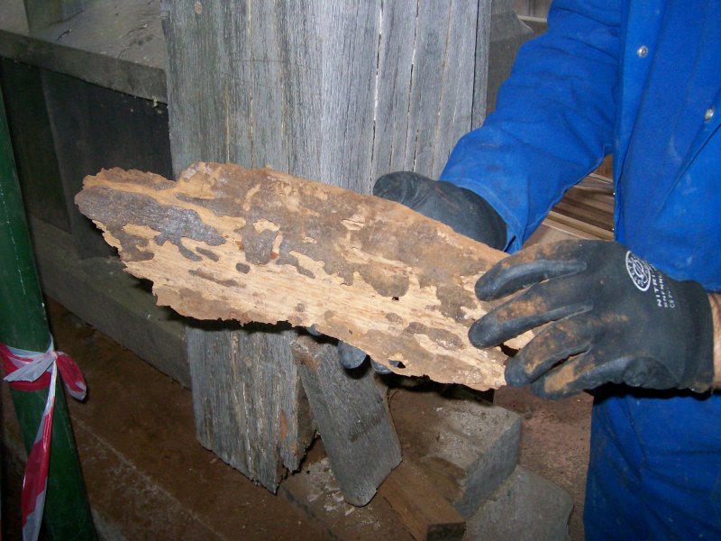 St George's Church Great Bromley Essex lychgate rotten oak